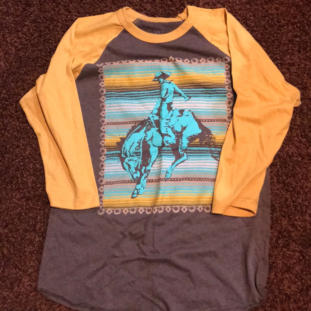 Bronc 3/4 sleeve tee